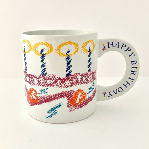 HAPPY BIRTHDAY Coffee Cup / Mug by Applause, y2k - Picture 8 of 8